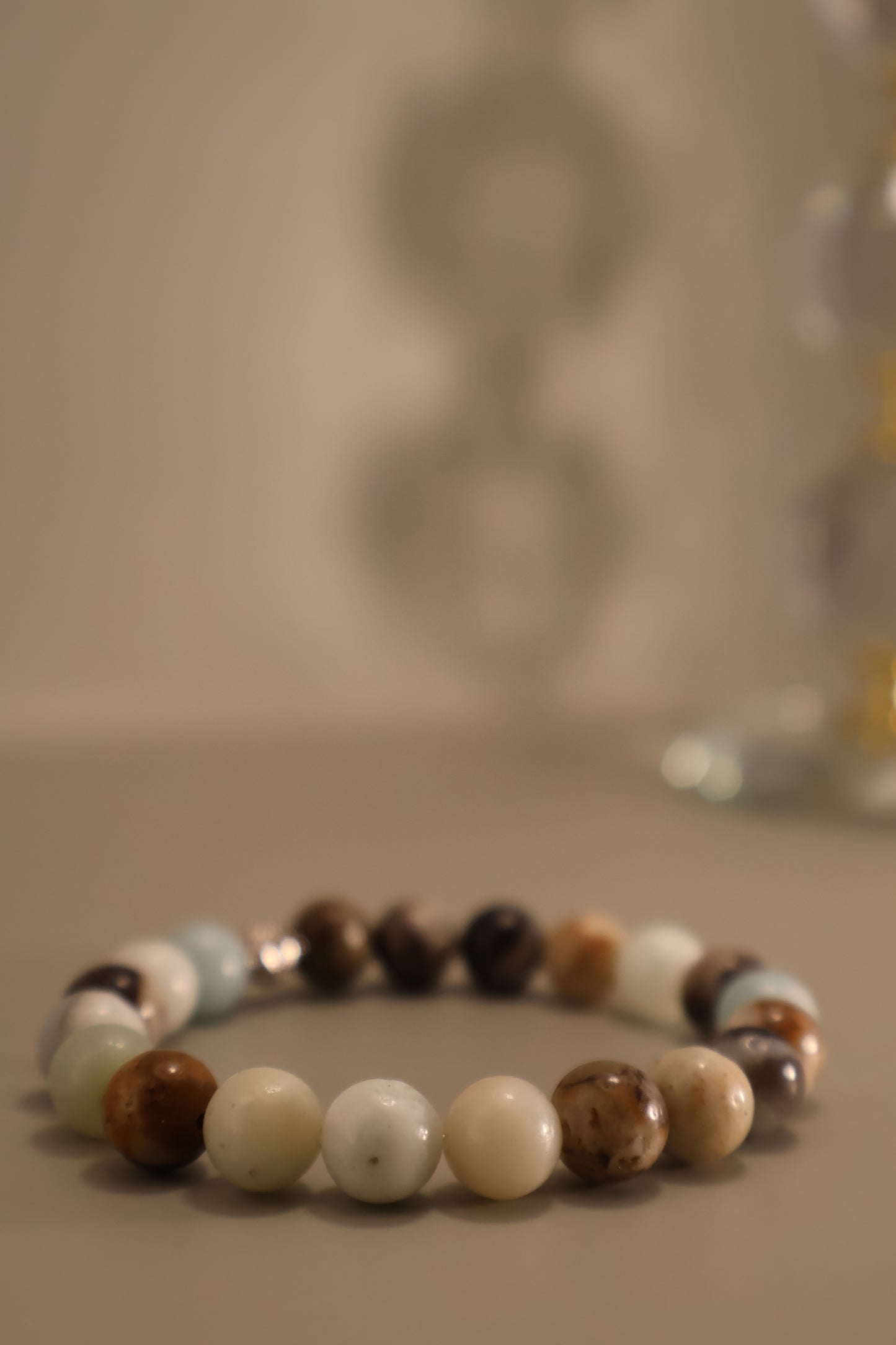 Glass Marble Bead Bracelet