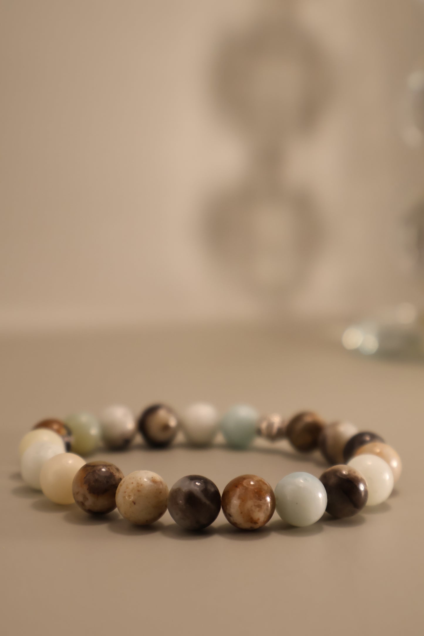 Glass Marble Bead Bracelet